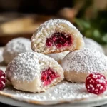 Raspberry Almond Snowball Cookies Delightful Easy Recipe