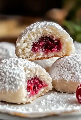 Raspberry Almond Snowball Cookies Delightful Easy Recipe