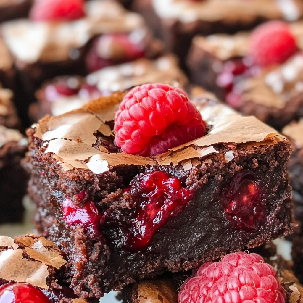 Raspberry Brownies