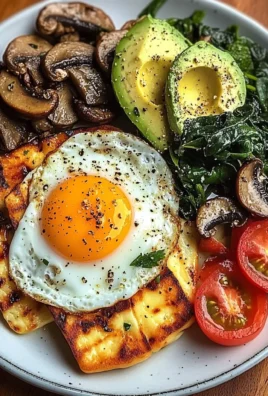 Sunny Veggie & Halloumi Breakfast Plate