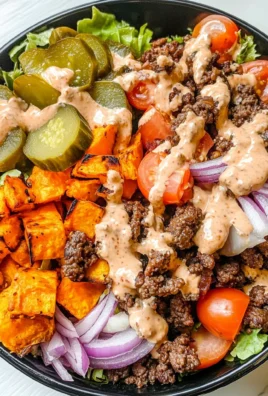 Sweet Potato Burger Bowl