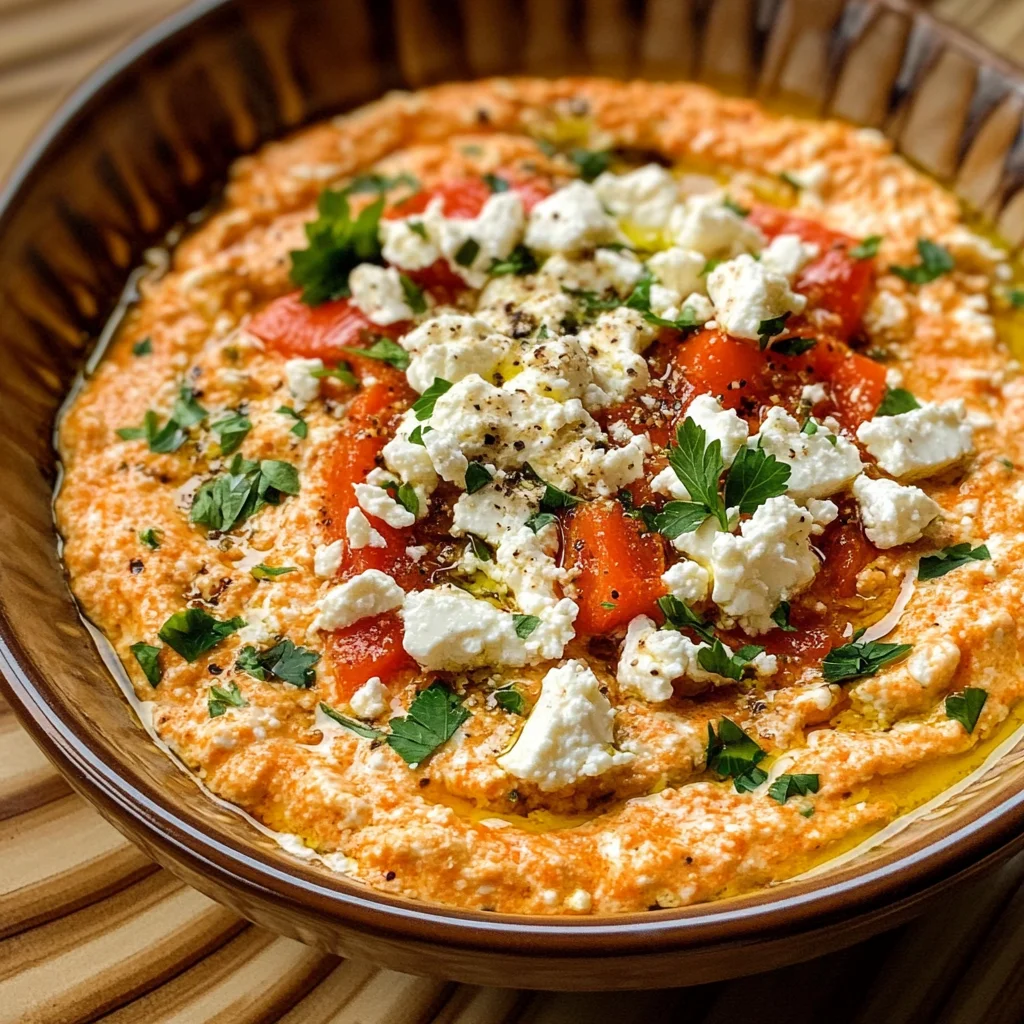 Tirokafteri (Greek Spicy Feta Dip)