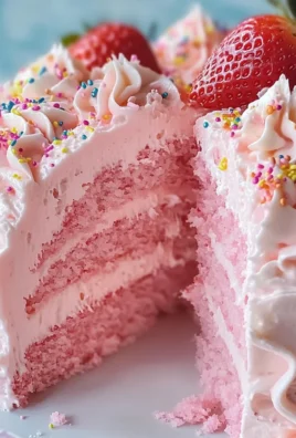 Beautiful Pink Angel Food Cake - Alrightwithme