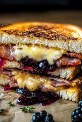 Blackberry Turkey Bacon Grilled Cheese