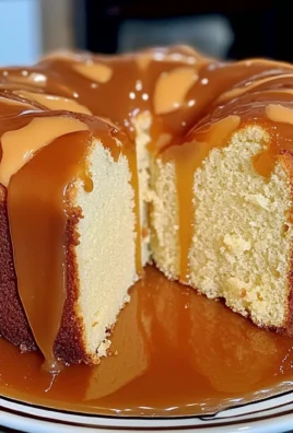Caramel Cream Cheese Pound Cake