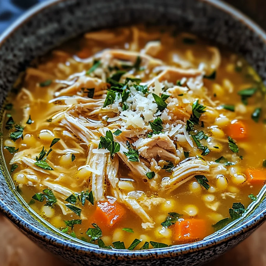 Chicken Pastina Soup Recipe