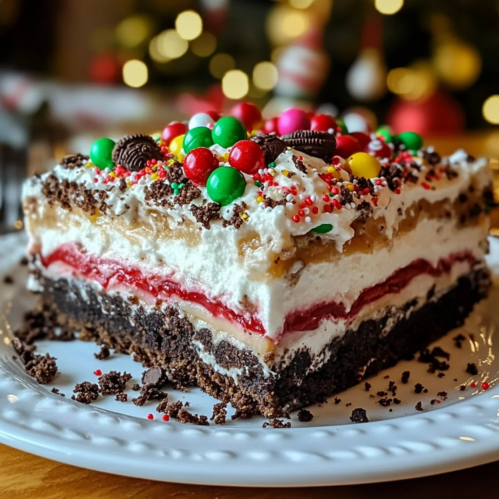 Christmas Dessert Lasagna