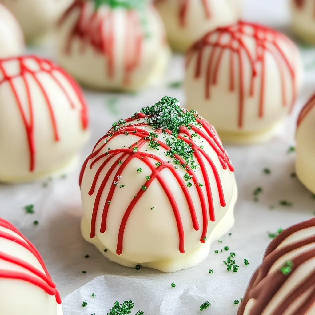 Christmas Tree Cake Truffles