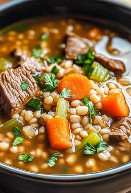 Cozy Beef and Barley Soup