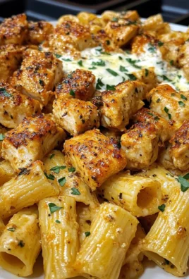 Creamy Cajun Garlic Butter Chicken Rigatoni with Mozzarella & Parmesan