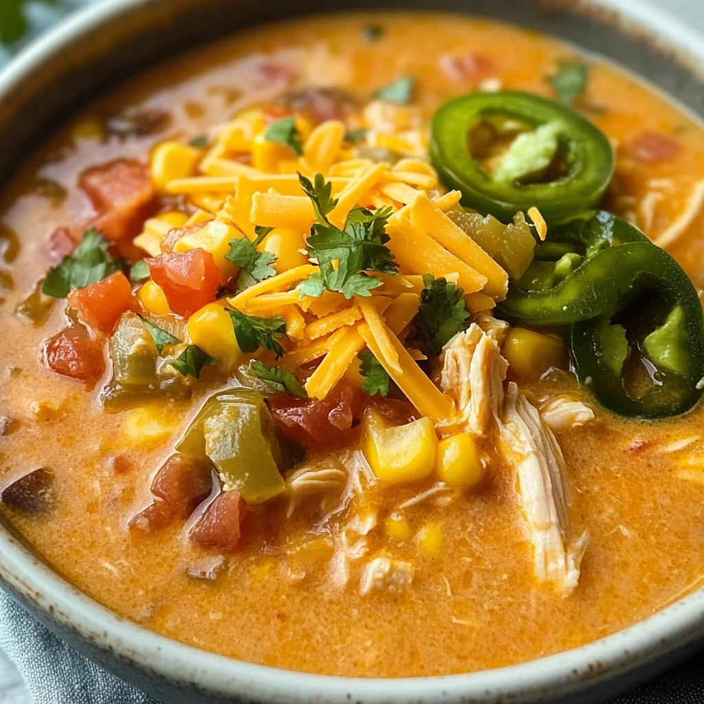 Creamy Chicken Tortilla Soup