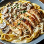 Creamy Chicken & Mushroom Tagliatelle Recipe