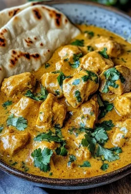 Creamy Coconut Chicken Curry with Naan