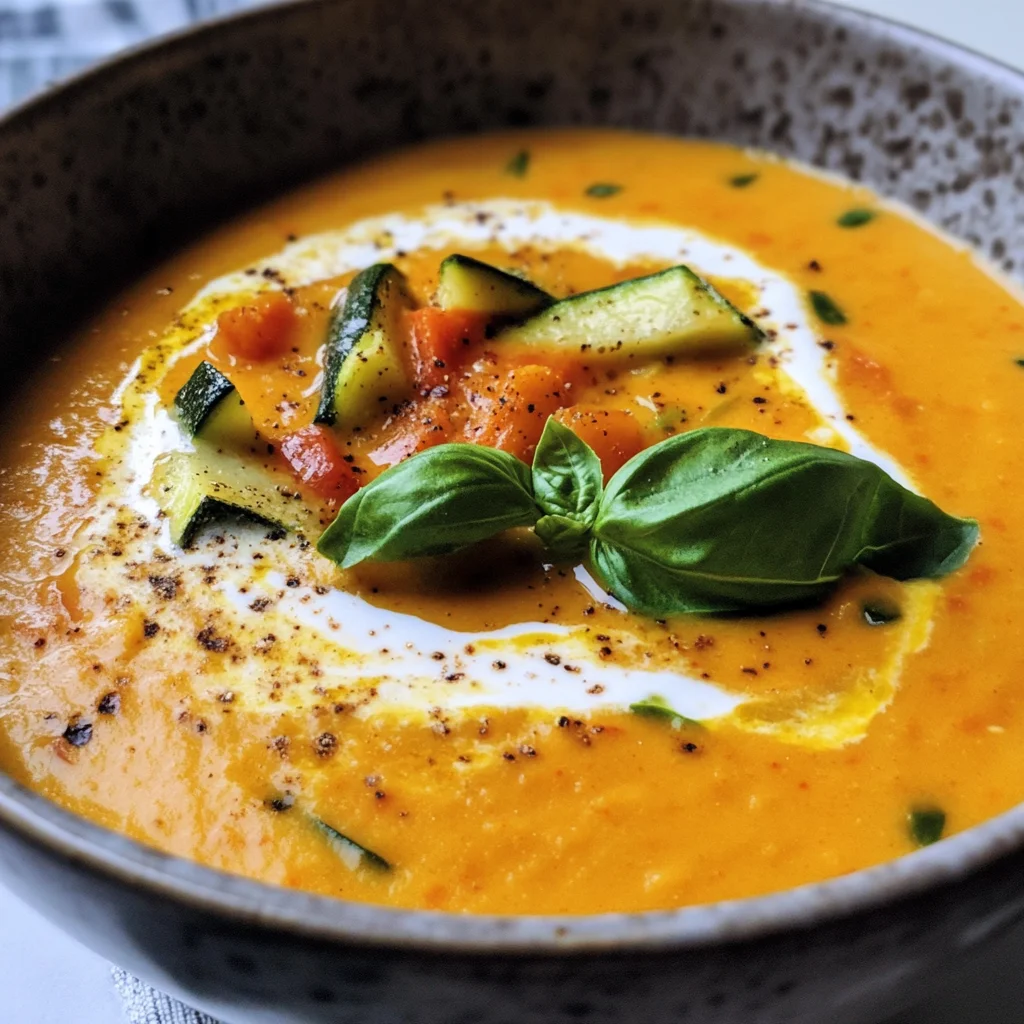 Creamy Roasted Veggie Soup