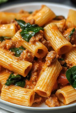 Creamy Sausage Rigatoni