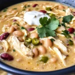 Crockpot Creamy White Chicken Chili
