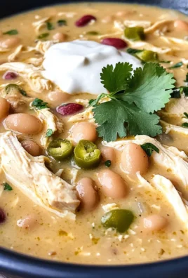 Crockpot Creamy White Chicken Chili