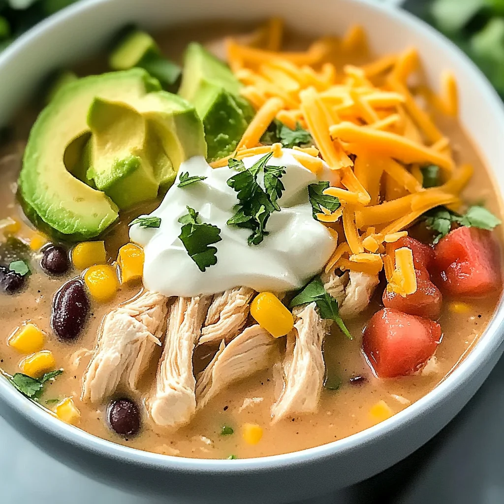 Crockpot White Chicken Chili – Easy, Creamy & Hearty