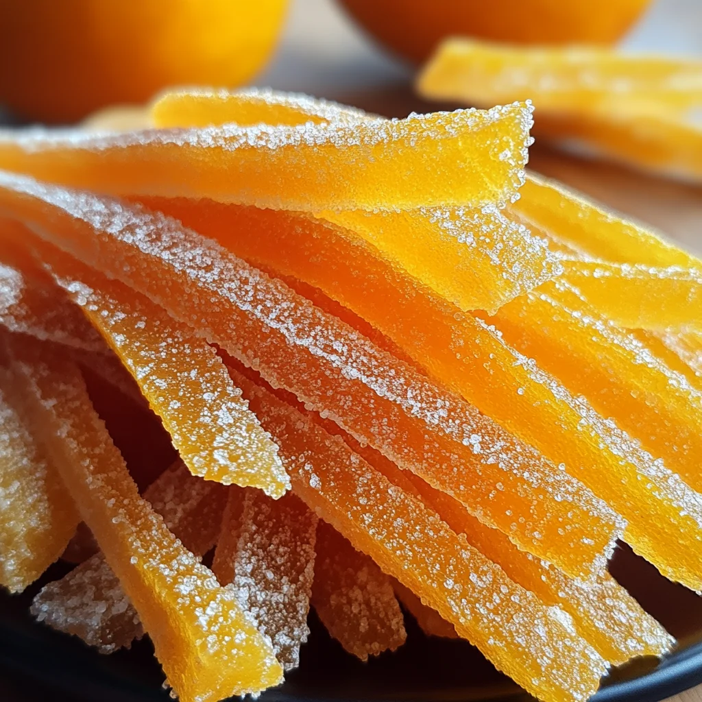 Easy Candied Orange Peel