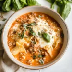 Easy Creamy Lasagna Soup