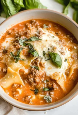 Easy Creamy Lasagna Soup
