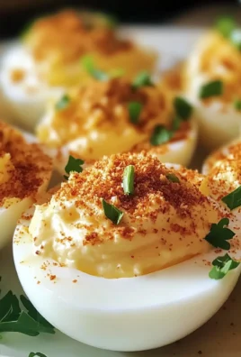 Garlic Parmesan Deviled Eggs