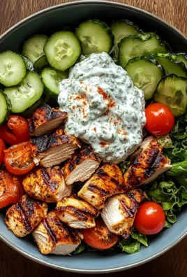 Greek Chicken Power Bowl with Tzatziki Sauce