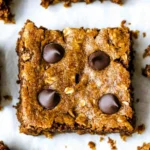 Healthy Pumpkin Oatmeal Bars