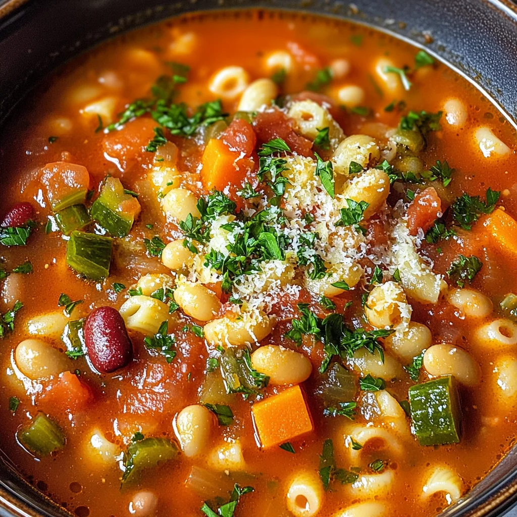 Hearty Pasta Fagioli Soup