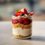 High Protein Cheesecake Jars Recipe
