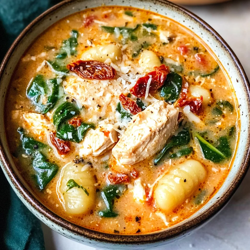 Italian Chicken Gnocchi Soup Recipe