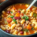 Italian Pasta Fagioli Soup