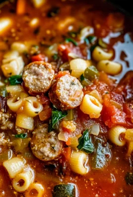 Italian Sausage Ditalini Minestrone Soup