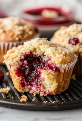 Leftover Cranberry Sauce Coffee Cake Muffins