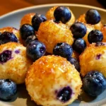 Lemon Blueberry Cottage Cheese Protein Bites