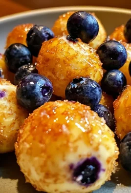 Lemon Blueberry Cottage Cheese Protein Bites