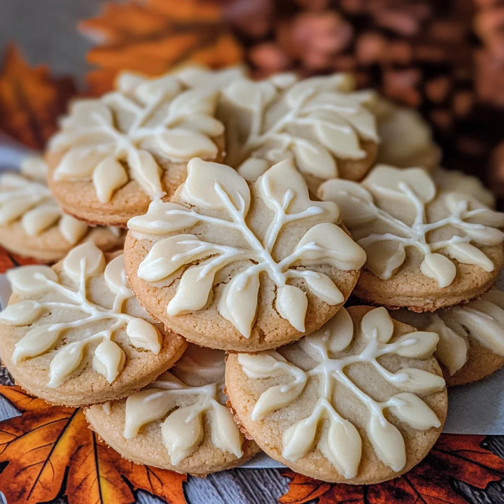 Maple Leaf Cream Cookies
