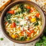 Mediterranean Orzo Soup