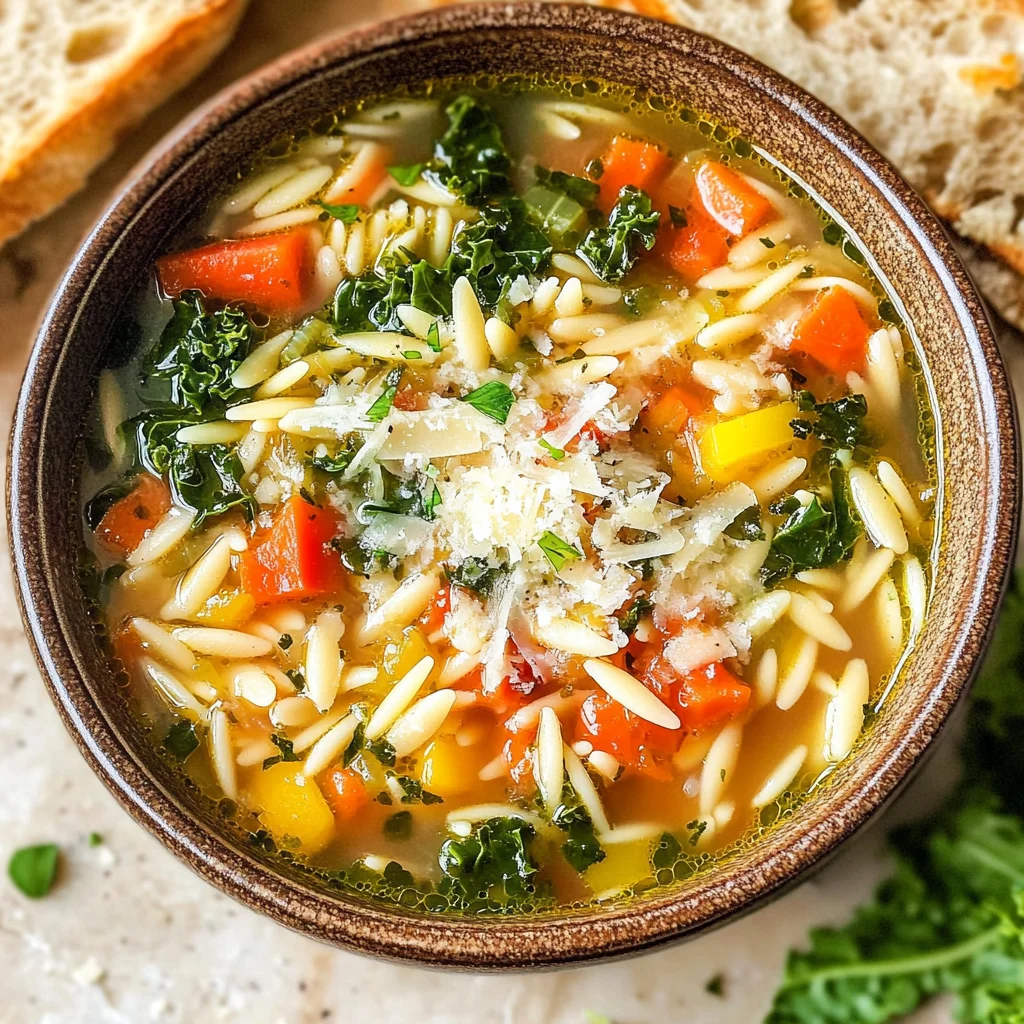 Mediterranean Orzo Soup