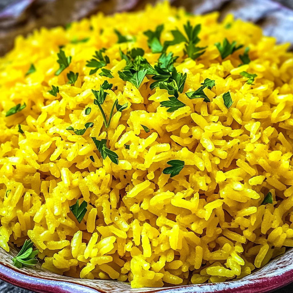 Mediterranean Yellow Rice