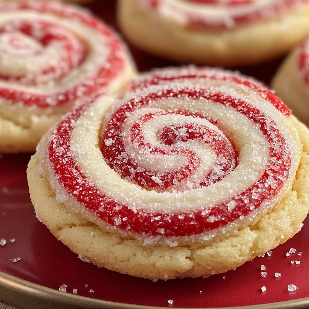 Peppermint Swirl Cookies