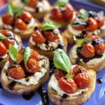 Ricotta Bruschetta with Roasted Tomatoes