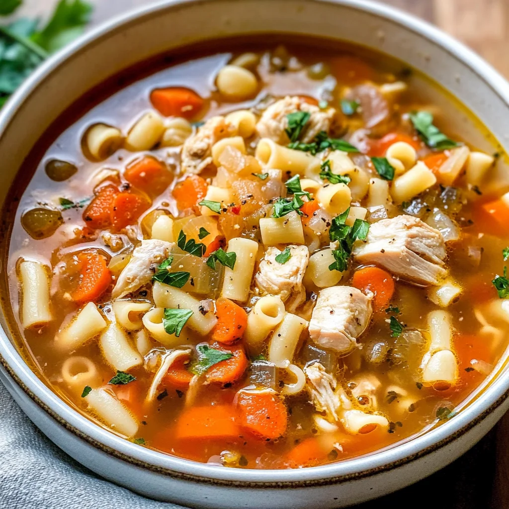 Sicilian Chicken Soup