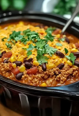 Slow Cooker Taco Casserole