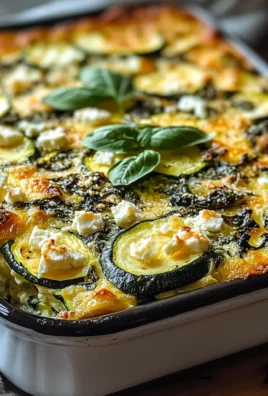 Zucchini Spinach and Feta Casserole