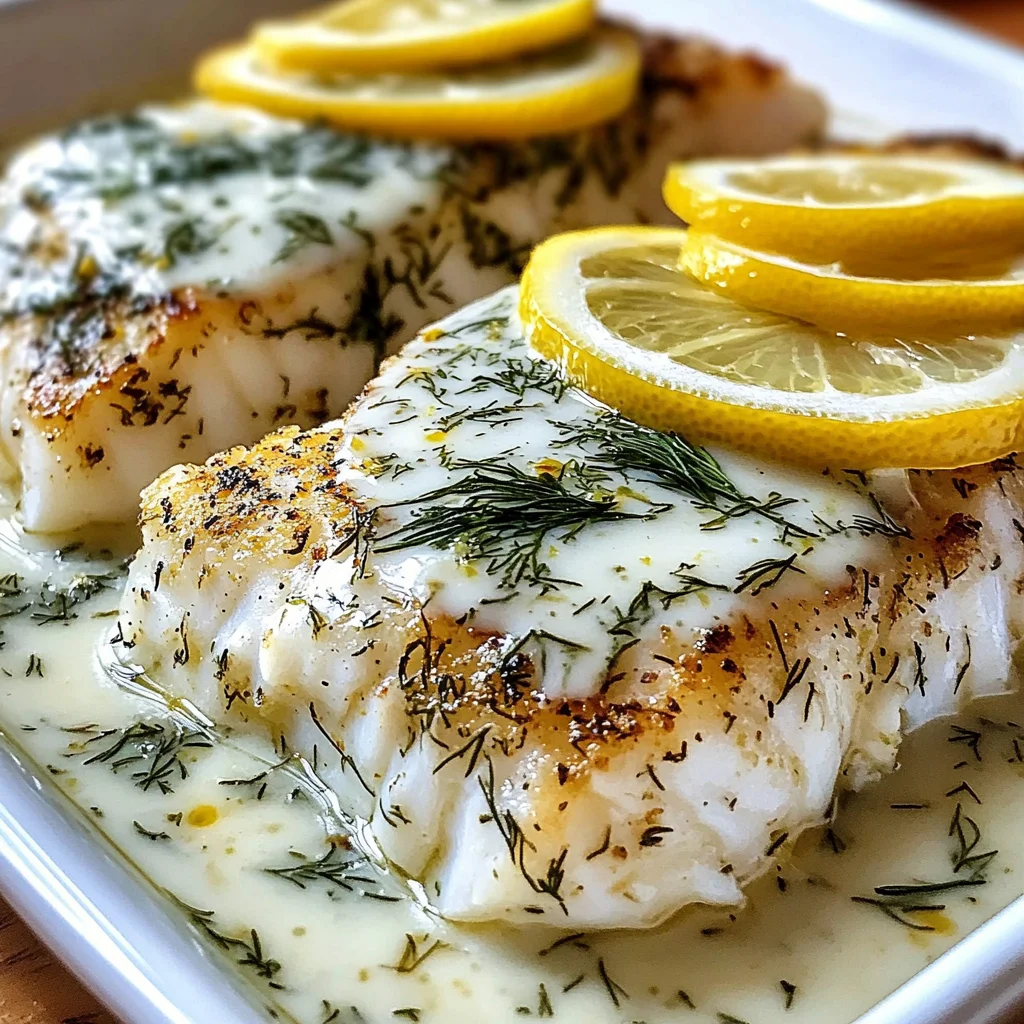 lemon dill baked cod
