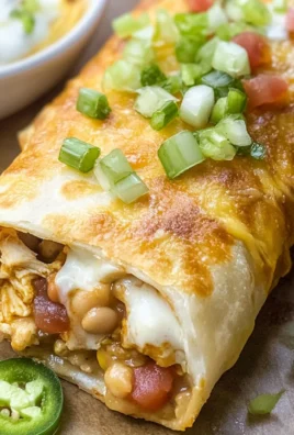 Baked Chicken Chimichanga