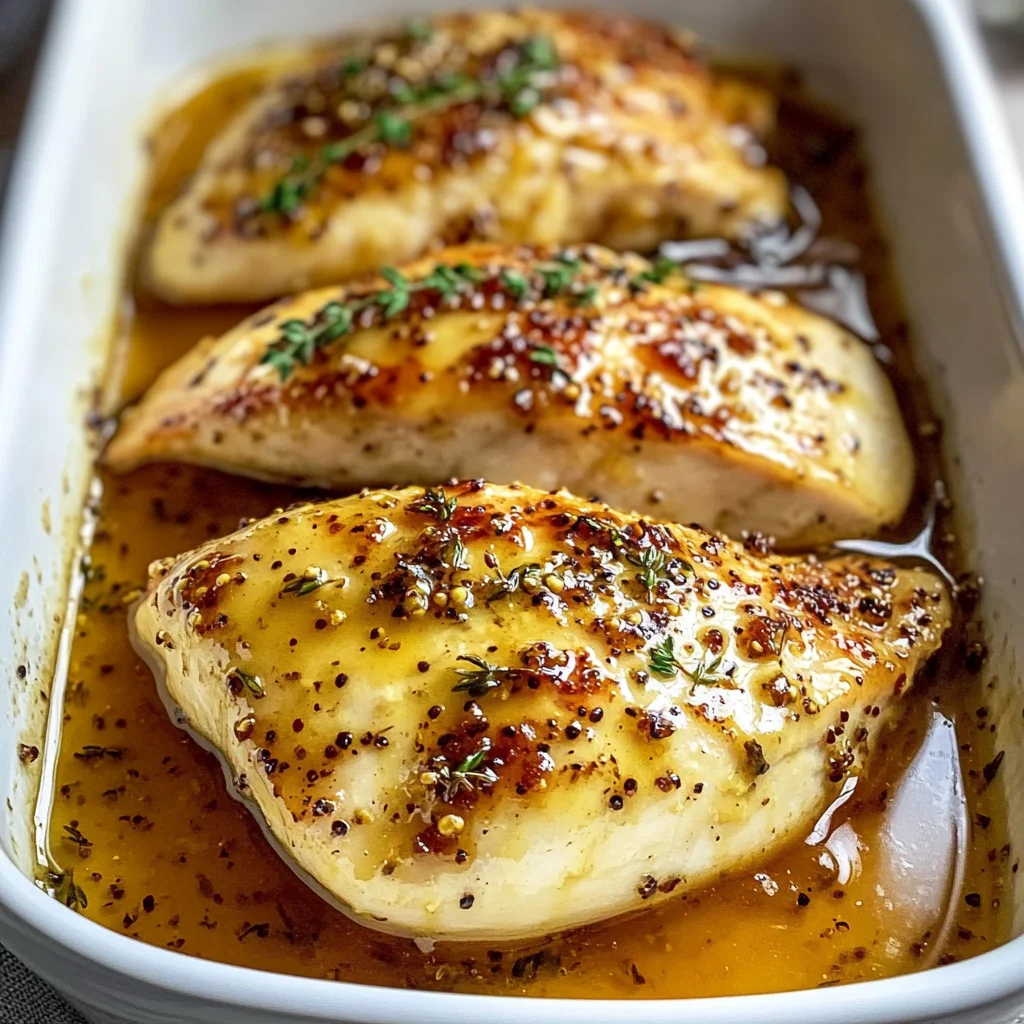 Baked Honey Mustard Chicken Breasts