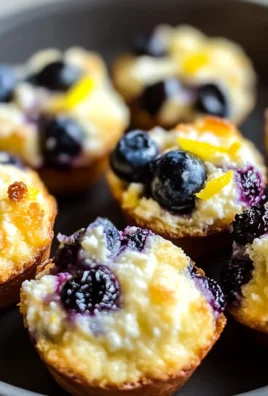 Blueberry and Lemon Zest Cottage Cheese Bites