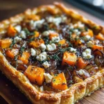 Caramelized Onion Butternut Squash Tart